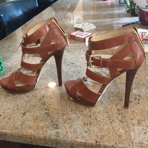 Brand new never worn high heel sandals